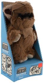 STAR WARS: RETURN OF THE JEDI (1983) - CANADIAN BOXED LARGE WICKET W. WARRICK THE EWOK STUFFED PLUSH.