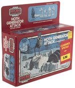 STAR WARS: MICRO COLLECTION (1982) - FACTORY-SEALED HOTH GENERATOR ATTACK ACTION PLAYSET.