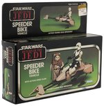 STAR WARS: RETURN OF THE JEDI (1983) - SPEEDER BIKE VEHICLE FACTORY-SEALED IN BOX.