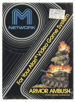 ARMOR AMBUSH VIDEO GAME FOR ATARI SYSTEMS BY M NETWORK SEALED.