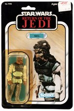 STAR WARS: RETURN OF THE JEDI (1983) - NIKTO 77 BACK-A CARDED ACTION FIGURE.