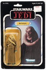 STAR WARS: RETURN OF THE JEDI (1983) - BIB FORTUNA 77 BACK-A CARDED ACTION FIGURE.