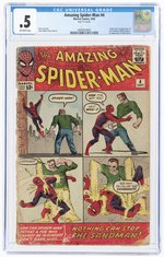 AMAZING SPIDER-MAN #4 SEPTEMBER 1963 CGC 0.5 POOR (FIRST SANDMAN).