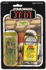 STAR WARS: RETURN OF THE JEDI (1983) - TOO-ONEBEE (2-1B) 77 BACK-A CARDED ACTION FIGURE.