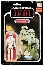 STAR WARS: RETURN OF THE JEDI (1983) - STORMTROOPER 77 BACK-A CARDED ACTION FIGURE.