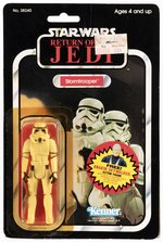 STAR WARS: RETURN OF THE JEDI (1983) - STORMTROOPER 77 BACK-B CARDED ACTION FIGURE.