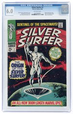 SILVER SURFER #1 AUGUST 1968 CGC 6.0 FINE.