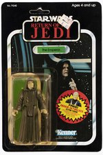 STAR WARS: RETURN OF THE JEDI (1983) - THE EMPEROR 77 BACK-B CARDED ACTION FIGURE.