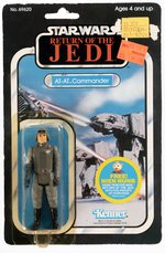STAR WARS: RETURN OF THE JEDI (1983) - AT-AT COMMANDER 48 BACK-A CARDED ACTION FIGURE.