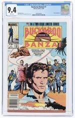 BUCKAROO BANZAI #1 DECEMBER 1984 CGC 9.4 NM (NEWSSTAND EDITION).