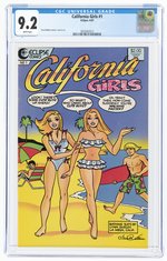 CALIFORNIA GIRLS #1 JUNE 1987 CGC 9.2 NM-.