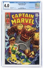 CAPTAIN MARVEL #6 OCTOBER 1968 CGC 4.0 VG.