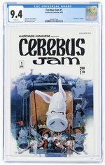 CEREBUS JAM #1 APRIL 1985 CGC 9.4 NM.