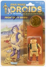 STAR WARS: DROIDS (1985) - UNCLE GUNDY CARDED ACTION FIGURE.