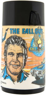 "THE FALL GUY" UNUSED METAL LUNCHBOX WITH THERMOS.