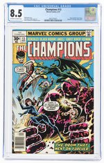 CHAMPIONS #13 MAY 1977 CGC 8.5 VF+.