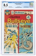 CHARLTON BULLSEYE #1 JUNE 1981 CGC 8.5 VF+.