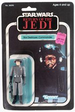 STAR WARS: RETURN OF THE JEDI (1983) - STAR DESTROYER COMMANDER 65 BACK-B CARDED ACTION FIGURE.