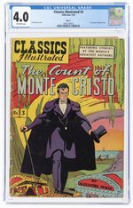 CLASSICS ILLUSTRATED #3 MAY 1950 CGC 4.0 VG (THE COUNT OF MONTE CRISTO).