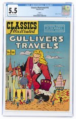 CLASSICS ILLUSTRATED #16 JUNE 1949 CGC 5.5 FINE- (GULLIVER'S TRAVELS).