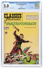 CLASSICS ILLUSTRATED #22 SEPTEMBER 1958 CGC 5.0 VG/FINE (THE PATHFINDER).