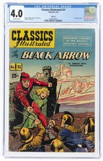 CLASSICS ILLUSTRATED #31 JUNE 1953 CGC 4.0 VG (THE BLACK ARROW).