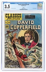 CLASSICS ILLUSTRATED #48 SEPTEMBER 1951 CGC 3.5 VG- (DAVID COPPERFIELD).