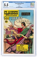 CLASSICS ILLUSTRATED #68 JUNE 1953 CGC 5.5 FINE- (JULIUS CAESAR).