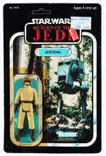 STAR WARS: RETURN OF THE JEDI (1983) - AT-ST DRIVER 77 BACK-A CARDED ACTION FIGURE.