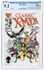 CLASSIC X-MEN #1 SEPTEMBER 1986 CGC 9.2 NM-.