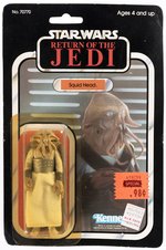 STAR WARS: RETURN OF THE JEDI (1983) - SQUID HEAD 77 BACK-A CARDED ACTION FIGURE.