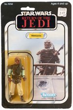 STAR WARS: RETURN OF THE JEDI (1983) - WEEQUAY 65 BACK-B CARDED ACTION FIGURE.