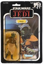 STAR WARS: RETURN OF THE JEDI (1983) - KLAATU 77 BACK-A CARDED ACTION FIGURE.