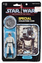 STAR WARS: THE POWER OF THE FORCE (1985) - AT-ST DRIVER 92 BACK CARDED ACTION FIGURE.