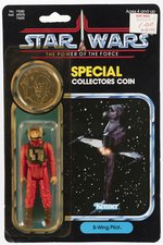 STAR WARS: THE POWER OF THE FORCE (1985) - B-WING PILOT 92 BACK CARDED ACTION FIGURE.