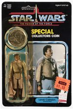 STAR WARS: THE POWER OF THE FORCE (1985) - LANDO CALRISSIAN (GENERAL PILOT) 92 BACK CARDED ACTION FIGURE.