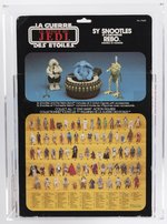 STAR WARS: RETURN OF THE JEDI (1984) - SY SNOOTLES AND THE REBO BAND 77 BACK AFA 85 Y-NM+ (KENNER CANADA).
