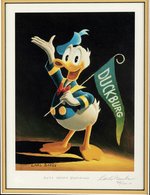 CARL BARKS DONALD DUCK "SIXTY YEARS QUACKING" LIMITED EDITION SIGNED LITHOGRAPH & BOOK.