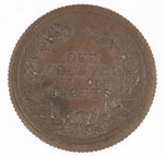 BREKINRIDGE DeWITT 1860-3 COPPER CAMPAIGN MEDAL.