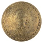 TAYLOR ROUGH & READY GILT BRASS CLOTHING BUTTON UNLISTED IN DeWITT.