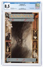 SANDMAN #1 JANUARY 1989 CGC 8.5 VF+ (FIRST MORPHEUS).