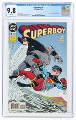 SUPERBOY VOL. 4 #9 NOVEMBER 1994 CGC 9.8 NM/MINT (FIRST KING SHARK).