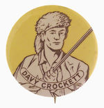 "DAVY CROCKETT" SCARCE COLOR 1.75".