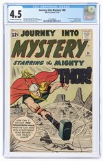 JOURNEY INTO MYSTERY #86 NOVEMBER 1962 CGC 4.5 VG+.