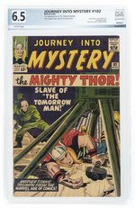 JOURNEY INTO MYSTERY #102 MARCH 1964 PGX 6.5 FINE+ (FIRST BALDER, HELA & SIF).