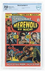 MARVEL SPOTLIGHT #2 FEBRUARY 1972 CBCS 7.0 FINE/VF (FIRST WEREWOLF BY NIGHT).