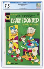 DAISY AND DONALD #1 MAY 1973 CGC 7.5 VF-.