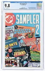 DC SAMPLER #2 SEPTEMBER 1984 CGC 9.8 NM/MINT.