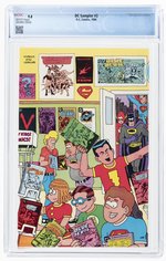 DC SAMPLER #3 1984 CGC 9.8 NM/MINT.