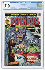 DEFENDERS #11 DECEMBER 1973 CGC 7.0 FINE/VF.